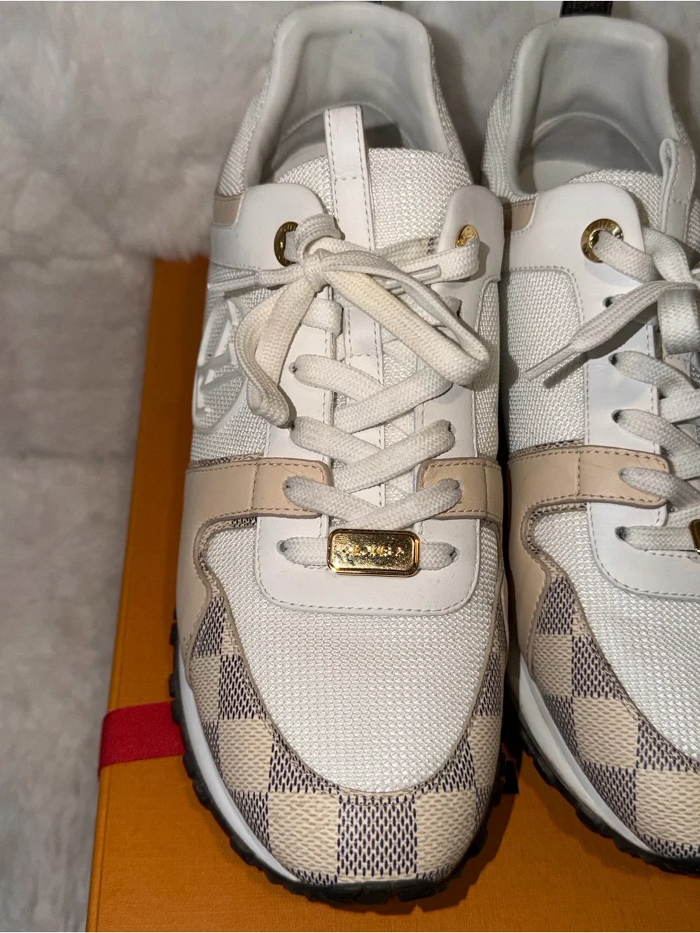 Louis Vuitton Damier Azur Runaway Sneakers- SIZE 39